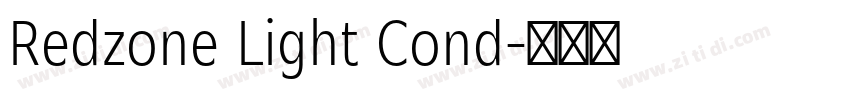 Redzone Light Cond字体转换 Redzone Light Cond字体转换